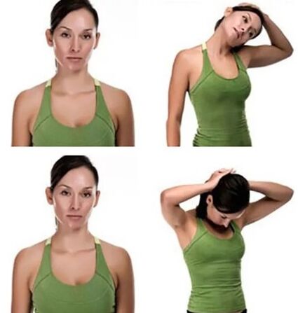 Ejercicios para el tratamiento de la osteocondrosis cervical
